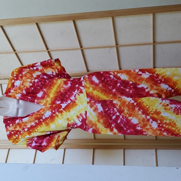 Women Multi-color Ibby Libby Casual Jumpsuit Size Small - Picture 5 of 5